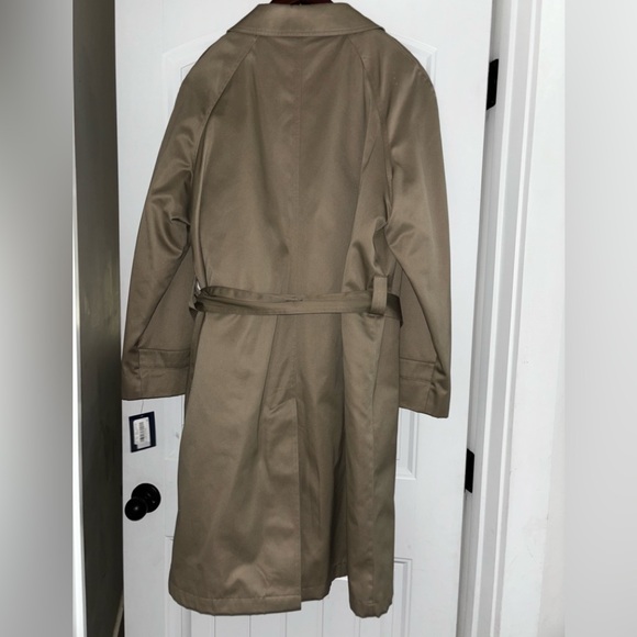 Hart Shaffner  Marx men’s trench coat 42R New!! - Picture 2 of 6